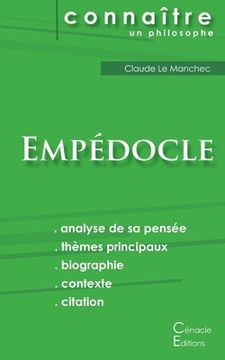 portada Comprendre Empédocle (analyse complète de sa pensée) (en Francés)