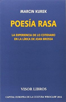 portada Poesía Rasa. La Experiencia de lo Cotidiano en la Lírica de Joan Brossa (in Spanish)