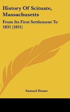 portada history of scituate, massachusetts: from its first settlement to 1831 (1831)