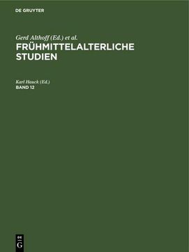 portada Frühmittelalterliche Studien. Band 12 (en Alemán)