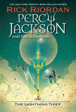 portada Percy Jackson and the Olympians, Book one the Lightning Thief (Percy Jackson & the Olympians) [Soft Cover ] (en Inglés)