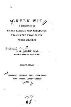 portada Greek Wit, A Collection of Smart Sayings and Anecdotes (en Inglés)