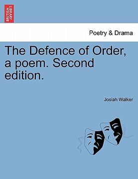 portada the defence of order, a poem. second edition.