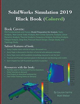 portada Solidworks Simulation 2019 Black Book (Colored) (en Inglés)
