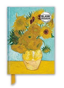 portada Vincent van Gogh: Sunflowers (Foiled Blank Journal) (Flame Tree Blank Nots) (en Inglés)
