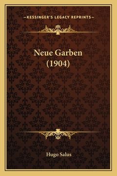 portada Neue Garben (1904) (en Alemán)