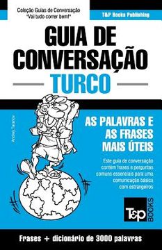 portada Guia de Conversação Português-Turco e vocabulário temático 3000 palavras (en Portugués)