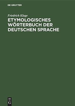 portada Etymologisches Wörterbuch der Deutschen Sprache (in German)