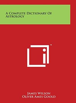 portada A Complete Dictionary of Astrology (in English)