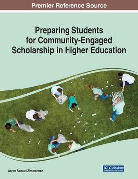 portada Preparing Students for Community-Engaged Scholarship in Higher Education (en Inglés)