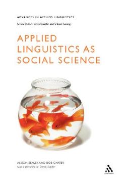 portada applied linguistics as social science (en Inglés)