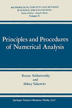 portada Principles and Procedures of Numerical Analysis (Mathematical Concepts and Methods in Science and Engineering; V. 14) (in English)