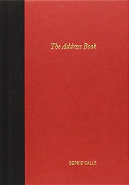 portada Sophie Calle the Address Book (en Inglés)