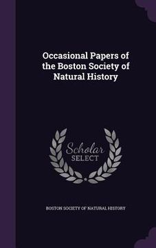 portada Occasional Papers of the Boston Society of Natural History (en Inglés)