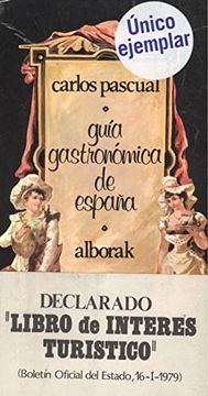 portada Gui? A Gastrono? Mica de Espan? A (Spanish Edition)