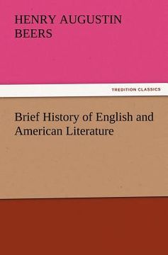 portada brief history of english and american literature (en Inglés)