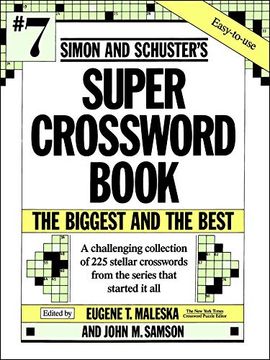portada Simon and Schuster Super Crossword Book #7 (Simon & Schuster Super Crossword Books) 
