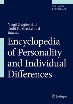 portada Encyclopedia of Personality and Individual Differences (en Inglés)