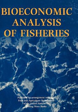portada bioeconomic analysis of fisheries: an fao fishing manual (en Inglés)