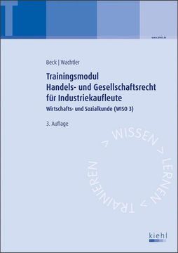 portada Trainingsmodul Handels- und Gesellschaftsrecht für Industriekaufleute (en Alemán)
