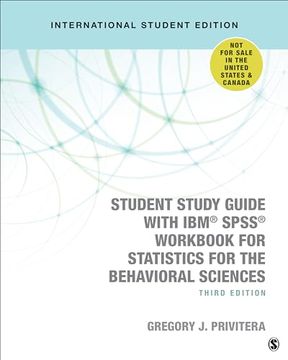 portada Student Study Guide With Ibm® Spss® Workbook for Statistics for the Behavioral Sciences (en Inglés)