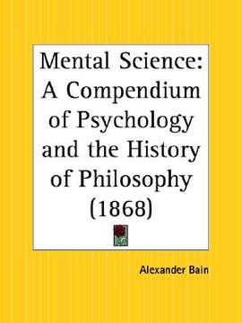 portada mental science: a compendium of psychology and the history of philosophy (en Inglés)