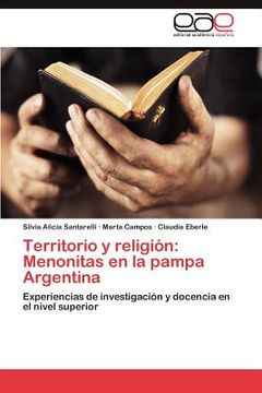 portada territorio y religi n: menonitas en la pampa argentina (en Inglés)