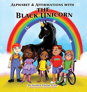 portada Alphabet & Affirmations With the Black Unicorn (The Magical Confidence) (en Inglés)