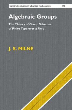 portada Algebraic Groups: The Theory of Group Schemes of Finite Type Over a Field (Cambridge Studies in Advanced Mathematics) 