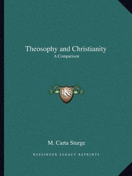 portada theosophy and christianity: a comparison (en Inglés)