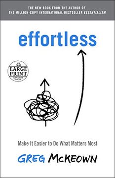 portada Effortless: Make it Easier to do What Matters Most (Random House Large Print) (in English)