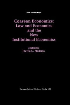 portada Coasean Economics Law and Economics and the New Institutional Economics (en Inglés)