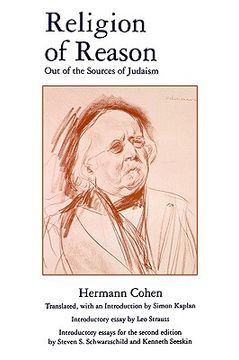 portada religion of reason: out of the sources of judaism (in English)