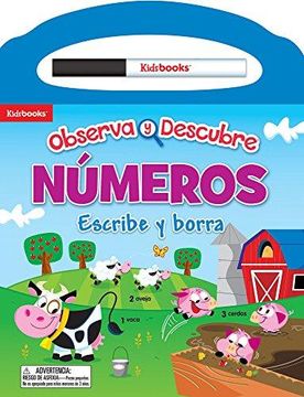 portada Números (Observa y Descubre. Escribe y Borra) (Spanish Edition)