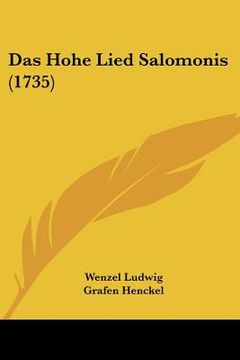 portada das hohe lied salomonis (1735) (in English)