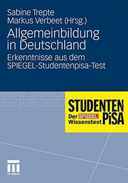 portada Allgemeinbildung in Deutschland: Erkenntnisse aus dem Spiegel-Studentenpisa-Test (en Alemán)