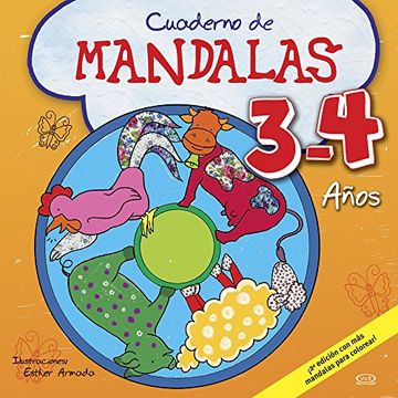 portada Cuaderno De Mandalas 3-4 Años (in Spanish)