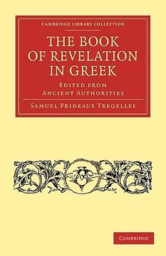portada The Book of Revelation in Greek Edited From Ancient Authorities Paperback (Cambridge Library Collection - Biblical Studies) (in English)