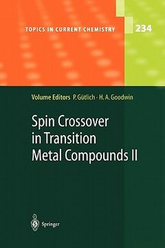 portada spin crossover in transition metal compounds ii (en Inglés)
