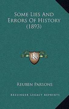 portada some lies and errors of history (1893) (en Inglés)