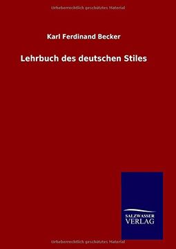 portada Lehrbuch des deutschen Stiles (German Edition)