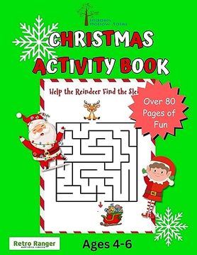 portada Hidden Hollow Tales Christmas Activity Book Ages 4 to 6 (en Inglés)