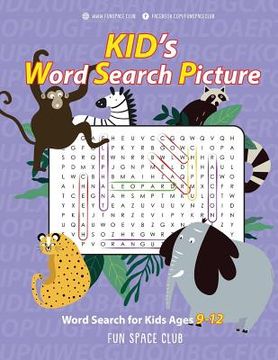 portada Kid's Word Search Picture: Word Search Book for Kids Ages 9-12 (in English)