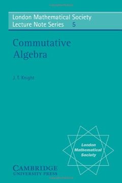 portada Commutative Algebra (London Mathematical Society Lecture Note Series) (en Inglés)