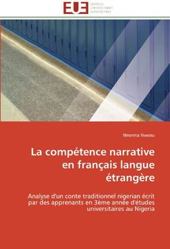 portada La Competence Narrative En Francais Langue Etrangere