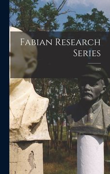 portada Fabian Research Series; 107 (in English)