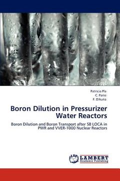 portada boron dilution in pressurizer water reactors (in English)