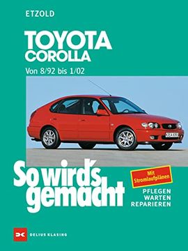 portada Toyota Corolla 8/92 bis 1/02 (en Alemán)