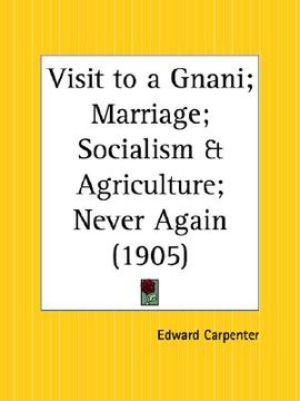 portada visit to a gnani; marriage; socialism and agriculture; never again (en Inglés)