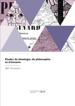 portada Études de théologie, de philosophie et d'histoire (in French)